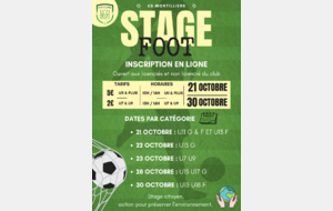 Stage Vacance Octobre